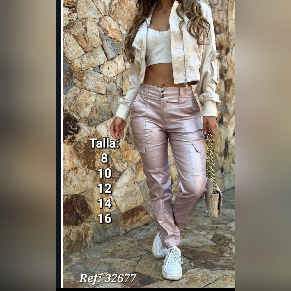 Signos colombian metallic joggers